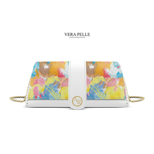 Borsa Bianca Royal Abstract Watercolors