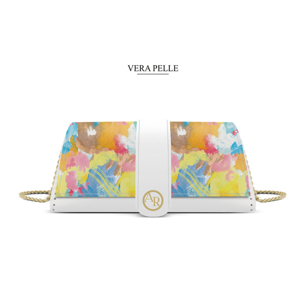 Borsa Bianca Royal Abstract Watercolors