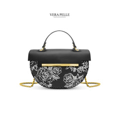 Borsa Giulia Roses White