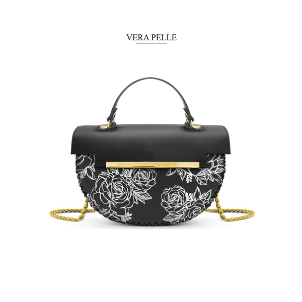 Borsa Giulia Roses White