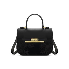 Borsa Zoe Roses Black
