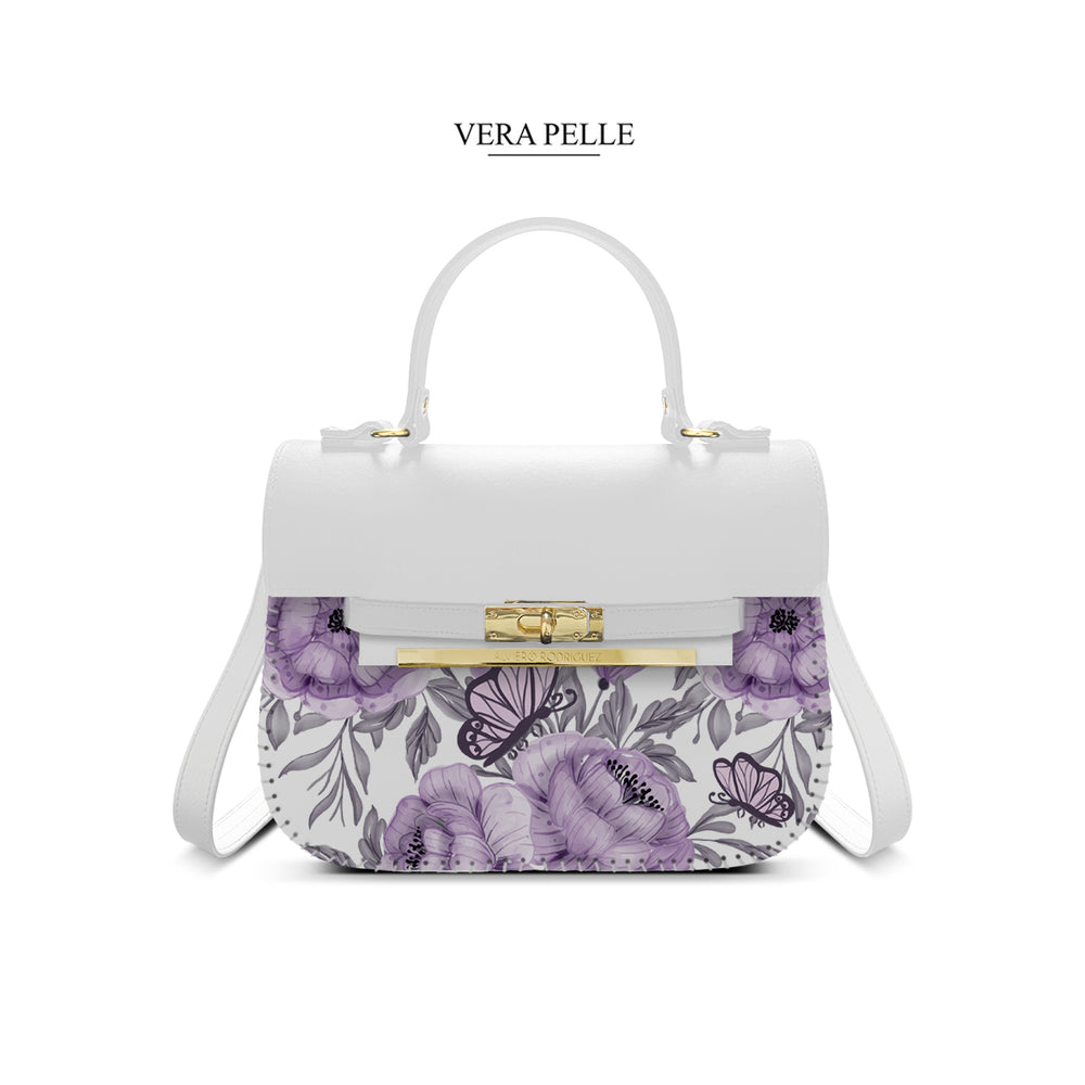 Borsa Bianca Zoe Butterfly Violet