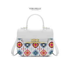 Borsa Bianca Zoe Color Maioliche