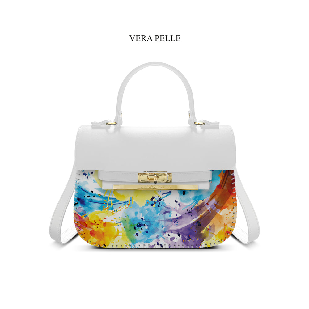 Borsa Bianca Zoe Colorart