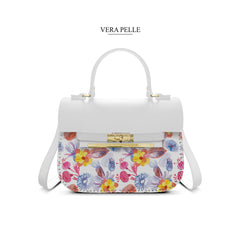 Borsa Bianca Zoe Color Flower