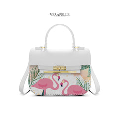 Borsa Bianca Zoe Flamingo