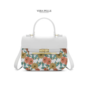 Borsa Bianca Zoe Drawn Floral