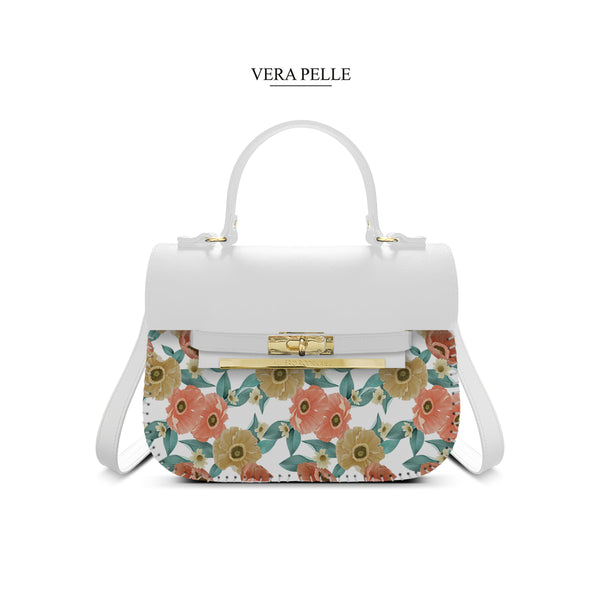 Borsa Bianca Zoe Drawn Floral