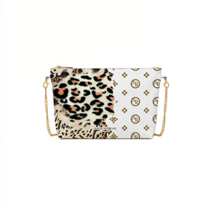 DIVA BAG BIANCA LEOPARD WHITE