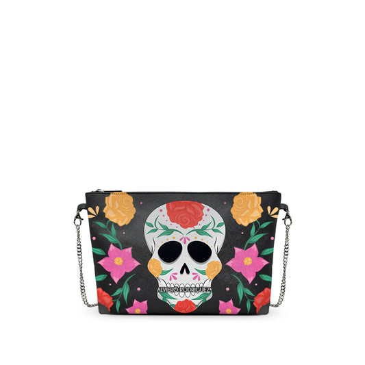 DIVA BAG SKULL FLOWERS