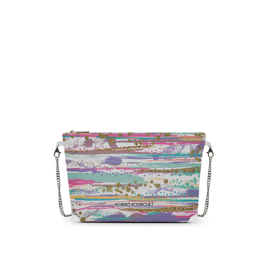 DIVA BAG BIANCA ABSTRACT BRUSH