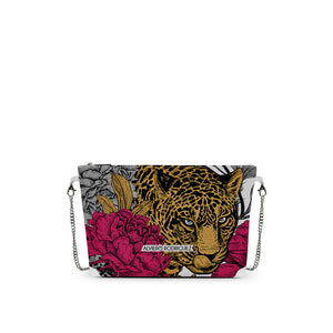 DIVA BAG BIANCA FLORAL LEOPARD