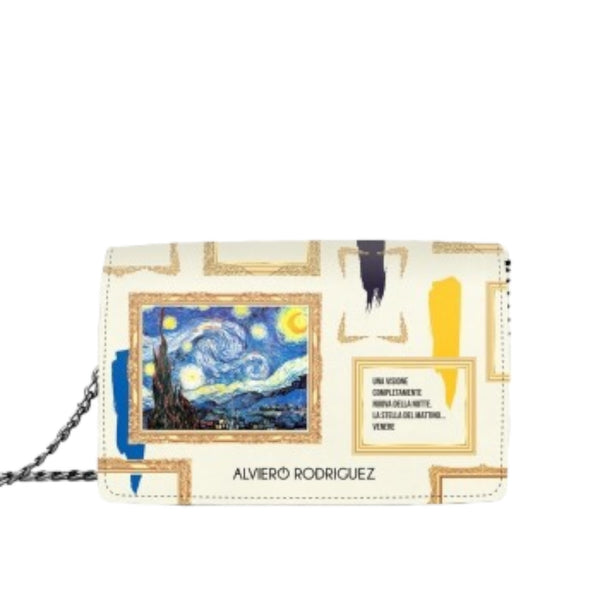Tracolla Frame Notte Stellata Bianca