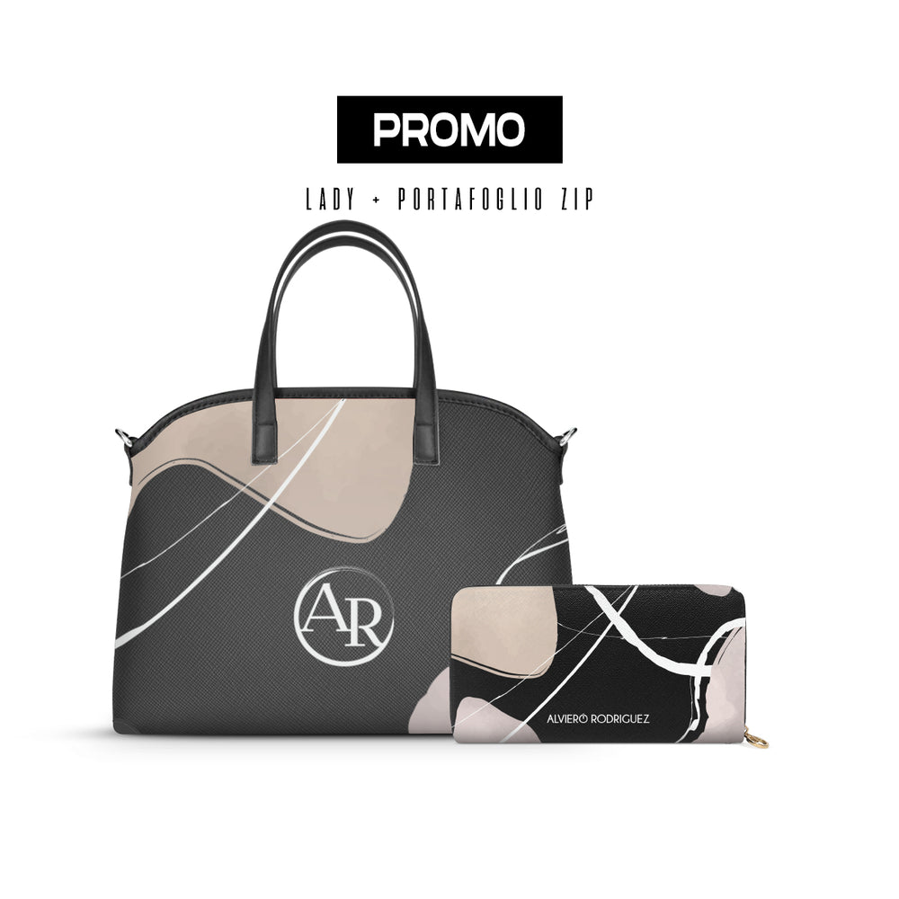 Promo Lady + Portafoglio Zip Fashion Ink