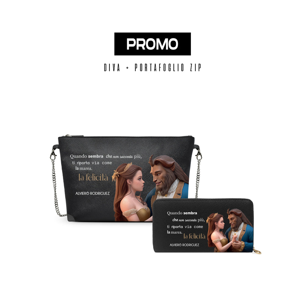 Promo diva + Portafoglio Zip Felicità