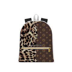 Zaino Michelle Bianco LEOPARD BROWN