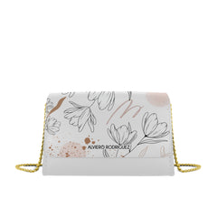 Borsa bianca Art of Flowers