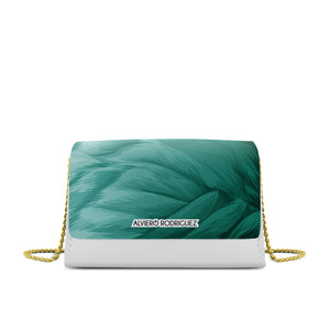 Ketty Bianca Green feathers