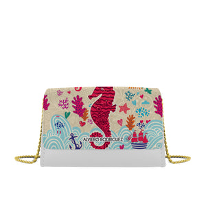 Borsa bianca Seahorse