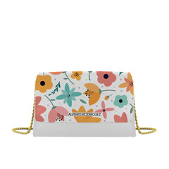Borsa bianca Sunset Flowers