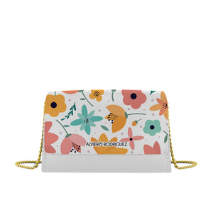 Borsa bianca Sunset Flowers