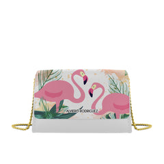 Borsa bianca Flamingo