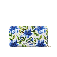 Portafogli Zip Bianco Bloom