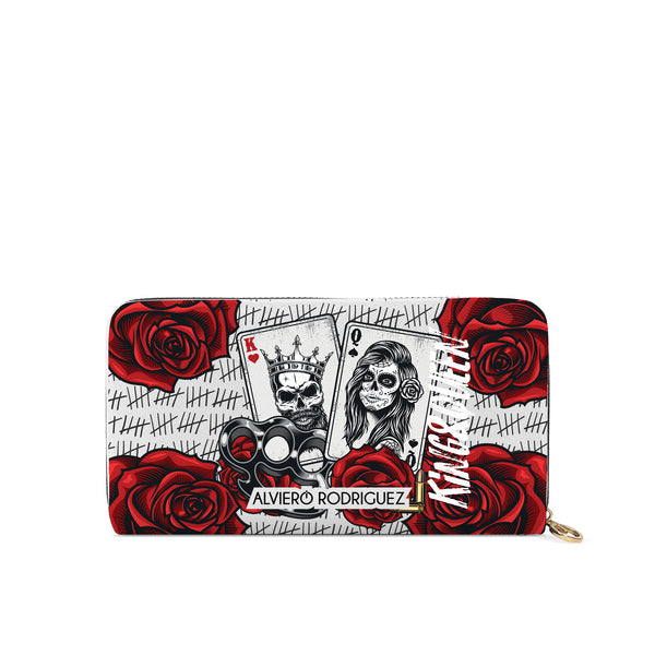 Portafogli Zip Bianco King e Queen