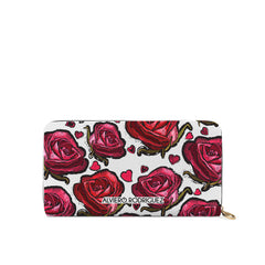 Portafogli Zip Bianco La vie en rose