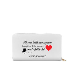 Portafogli Zip Bianco Le cose belle