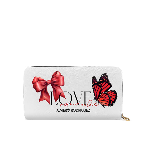 Portafogli Zip Bianco Love Romantic