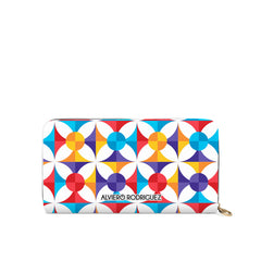 Portafogli Zip Bianco Prisma pop