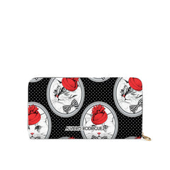 Portafogli Zip Bianco Sweet cat