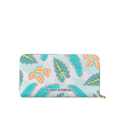 Portafogli Zip Bianco Tropic