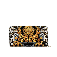 Portafogli Zip Baroque Leopard