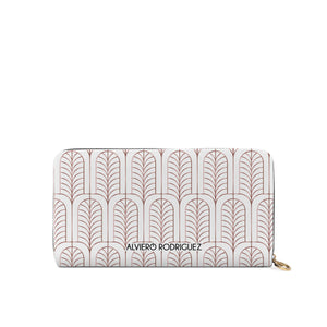 Portafogli Zip Bianco Arabic