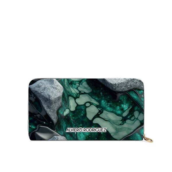 Portafogli Zip Bianco Green Marmle