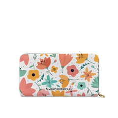 Portafogli Zip Bianco Sunset Flowers