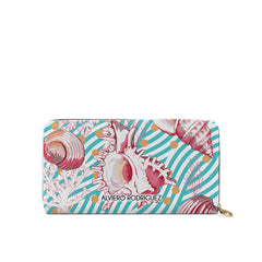 Portafogli Zip Bianco Color Shell