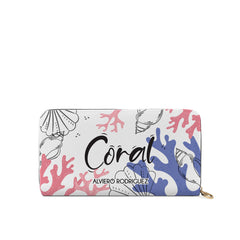Portafogli Zip Bianco Coral