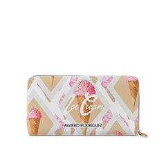 Portafogli Zip Bianco Ice Cream