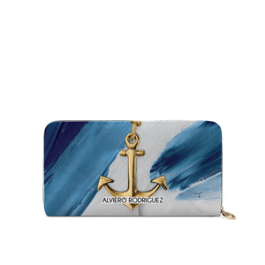 Portafogli Zip Bianco Nautical Chic