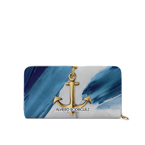 Portafogli Zip Bianco Nautical Chic