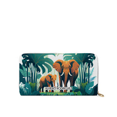 Portafogli Zip Bianco Elephant