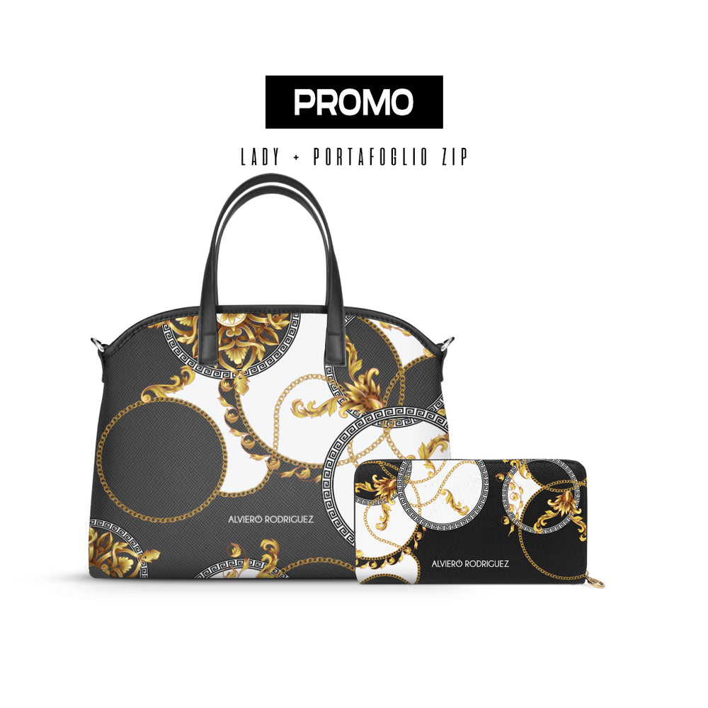 Promo Lady + Portafoglio Zip Royal White