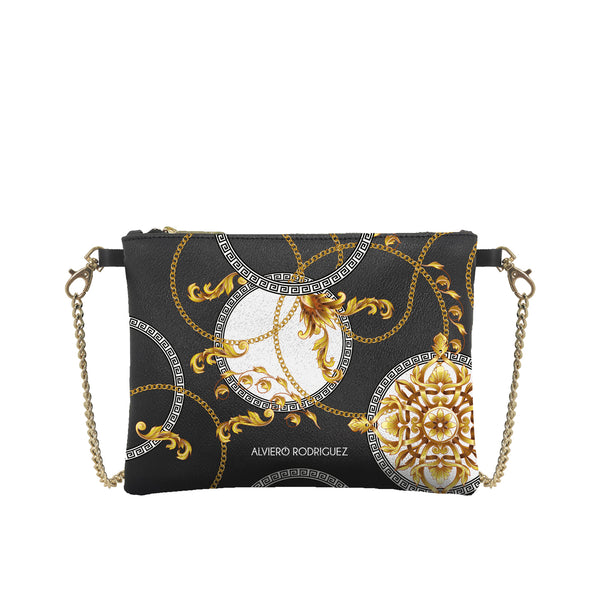 Pochette Teddy Nera royal white