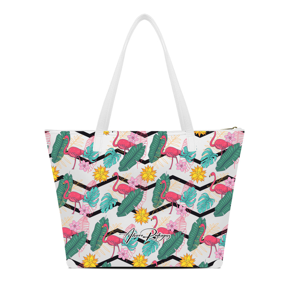 SHOPPER MAXI BIANCA ELEGANT TROPICAL