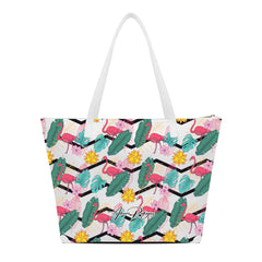 SHOPPER MAXI BIANCA ELEGANT TROPICAL