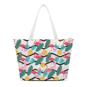 SHOPPER MAXI BIANCA ELEGANT TROPICAL