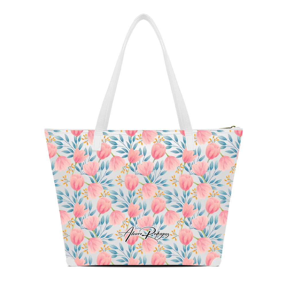 SHOPPER MAXI BIANCA WATERCOLORS FLORAL
